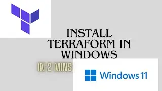 install terraform in windows