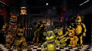 FNAF Ultra Custom Night #6 Gold Bear (Golden Freddy and Fredbear) Deck