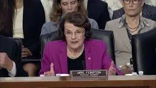 Senator Feinstein Delivers Opening Remarks at the Confirmation Hearing of Brett Kavanaugh