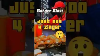 4 Zinger Burgers for Only 500 PKR? Best Fast Food Deals in Karachi! 🍔😱