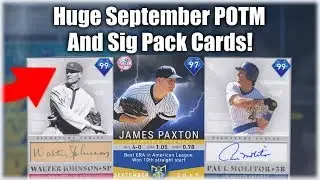 September Player Of The Month Reveal! 3 Insane New Signature Cards! MLB The Show 19 Diamond Dynasty