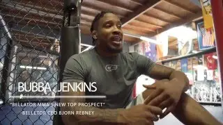 Bellator Fighter Bubba Jenkins Training with Hykso Boxing Sensors