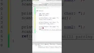 Input buffer problem in c programming  #coding