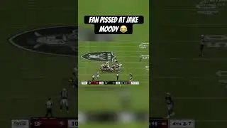 A #49ers fan was PISSED after the Jake Moody missed FG 😂😭