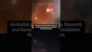 Hezbollah Rockets Breach Israel&rsquo;s Iron Dome, Striking Haifa and Nazareth #short #israel