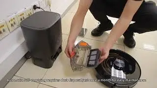 Robot Vacuum Cleaner K30 Self-cleaning dustbin, Dual Laser,UV Spot