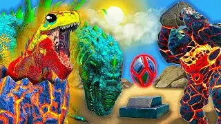 A HISTÓRIA DO BEBÊ ATOMIC GODZILLA ORFÃO - O FILME - ARK DINOSSAUROS EVOLVED (100 DIAS)