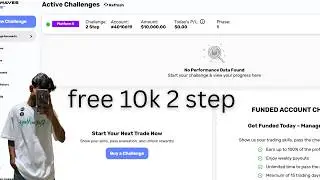 FREE 10K Funded Account (2-Step) 🔥 Step-by-Step Progress#forex #freefundedaccount