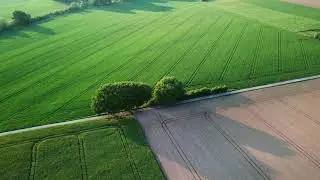 Drone Footage Agriculture Land | Aerial Views Croplands