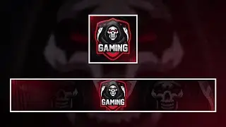 FREE Skull Mascot Logo Template + Banner Template (PSD) #17