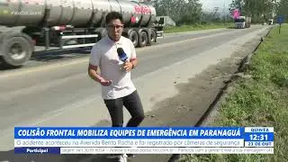 HEAD-ON COLLISION MOBILIZES EMERGENCY TEAMS IN PARANAGU&Aacute;