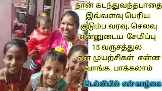 டெல்லியில் என் சேமிப்பு  முறை #delhi meena Vlog 🤫🤔🤫🤔