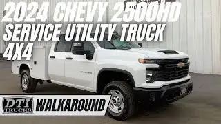 2024 Chevrolet 2500HD 8ft Service Utility Truck, Gas, Auto, 4x4 #17676M