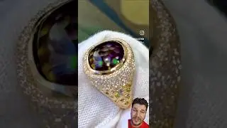 Кольцо с огненным агатом из коллекции Crown, которое может соперничать с большинством колец с чер...