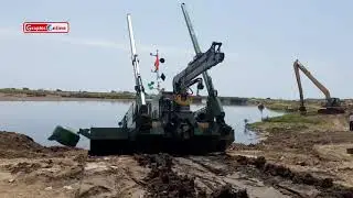 Dredger Masters commission state of the art Amphibious dredgers Water Master classic