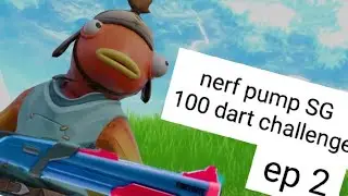 nerf 100 dart challenge episode 2 #nerf #nerfmod #fortnite #challenge #nerfdarts #darts #nerfmega