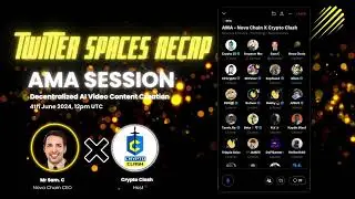 Nova Chain X CryptoClash AMA (Подкаст 1)