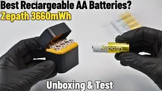 Лучшие аккумуляторы типа АА? Zepath 3600mWh: распаковка и тест мультиметром