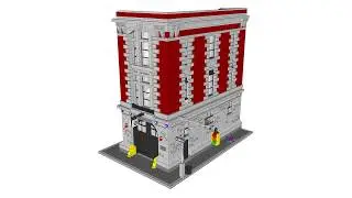 Lego 75827 Firehouse Headquarters Ghostbusters 3D Sketchup