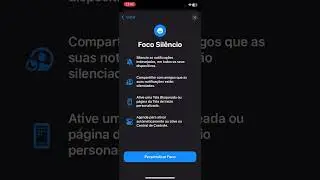 Para que serve o &lsquo;Modo Foco&rsquo; do iPhone?! #iphone #modofoco #privacidade #shortsyoutube