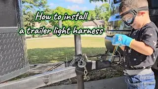 How to Install trailer light harness 
