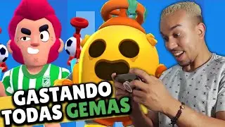 INCRIVEL! GASTEI TODAS GEMAS COMPRANDO SKINS E ISSO ACONTECEU... BRAWL STARS