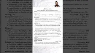 Resume Tips | ATS Friendly Resume Tips #cv #resume #ai #job #ats #interview