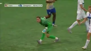 Creighton Men's Soccer Highlights vs. Tulsa - 9/1/25