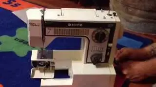 White jeans machine