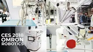 CES 2018 - Omron Technology Robots at the Consumer Electronics Show