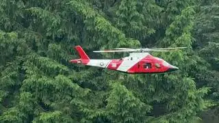 FLISHRC 500 Size A109 RC Coast Guard RC Helicopter 12th Flight