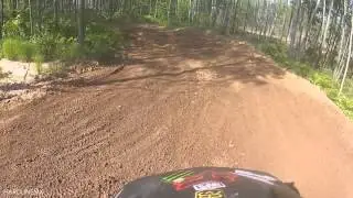 Casey Hultgren Moto 108 MX (Practice Laps 7/5/13) GoPro - HardlineMX