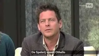 STUDIO TVL met Erik Goossens, Eva Van der Gucht en David Cantens over Othello van DE SPELERIJ.