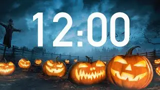 Halloween Timer 12 Minutes with Spooky Music (4K)