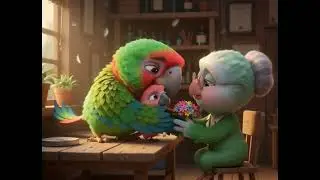 Parrot Takes Sick Baby to Doctor 🐦💉 | Emotional Animal Story&rdquo;
