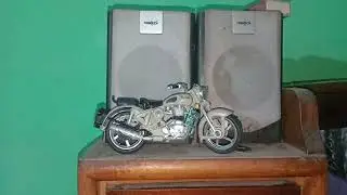 my royal Enfield bullet bike with dj speaker in 2022