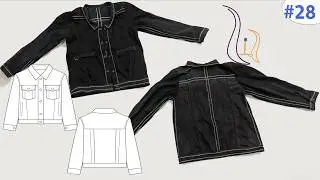 DIY | جاكيت جينز (دينيم) بطريقة جديدة في بضع خطوات سهلة على المبتدئين