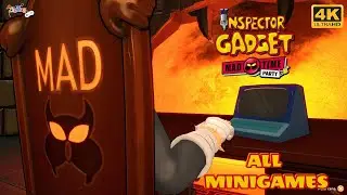 Inspector Gadget Mad Time Party | Todos Os Minijogos + End Cutscenes | Portugu&ecirc;s 4K | ZigZagGamerPT
