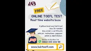 ONLINE TOEFL TEST FREE
