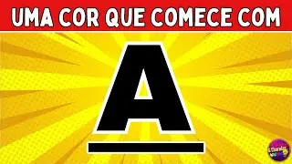 DESAFIO DAS LETRAS 🔤⏱️ | Pense Rápido e Acerte!