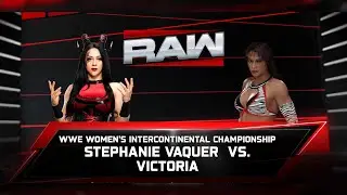 WWE 2K25 | Universe Mode | Stephanie Vaquer Vs Victoria 