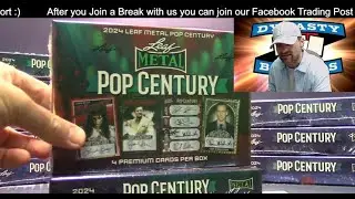 White Elephant Break ❔ 2024 Leaf Metal Pop Century Card 10 Box Case Break #2
