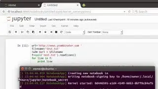 Web Scraping with Ipython and W3M in Ubuntu