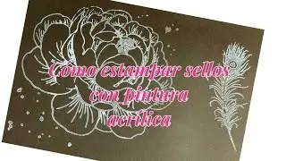 Tip para estampar sellos con pintura acr&iacute;lica