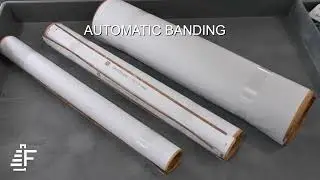 Automated Banding for Posters & Banners | ATS MS-420 Paper Banding System