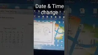 computer date and time change || #shortvideo #computer #viral #msword #viralshort #viralvideo