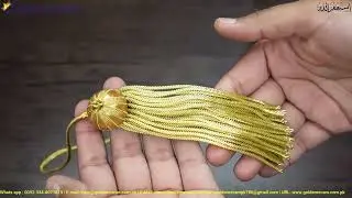 Gold Bullion Tassel For Bulk Wholesale Doctoral Tam Graduation Cap Tassel