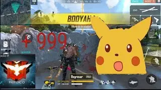 Mato a un heroico con el pin en +999 y ago BOOYAH(Free Firee)