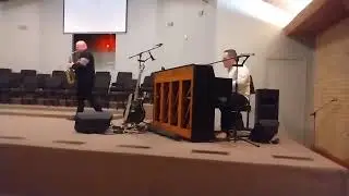 saxophone #christianfaith #churchonline #practice #saxophone #playing #piano #duet #awesome #fun 