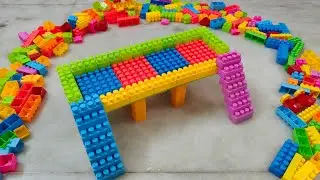 Satisfying DIY Bridge ASMR/Building Blocks/Lego building blocks videos/block game#buildingblocks